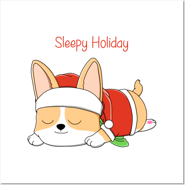 Sleepy Holiday Wall Art by Kimprut